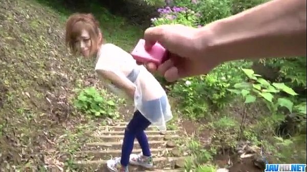 Outdoor POV Oral with kinky Mikuru Shiina